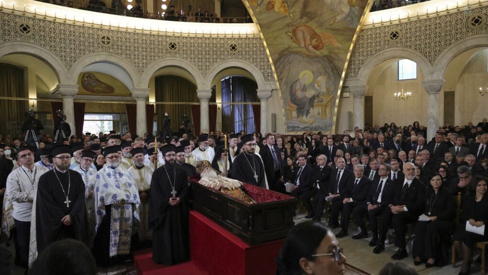 Κηδεία του Αρχιεπισκόπου Αναστάσιου στα Τίρανα